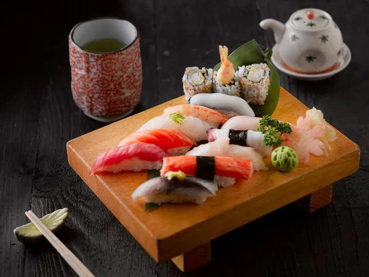Sushi selection